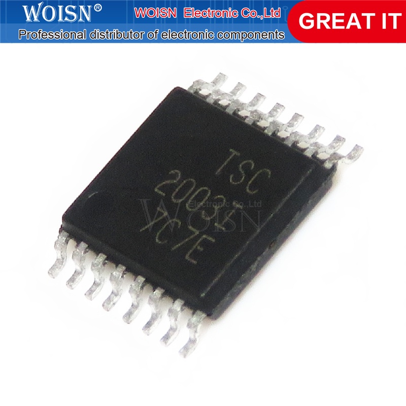 10pcs/lot TSC2003 TSC2003IPWR TSC2003IPW TSC2003I 2003I TSSOP-16 In Stock