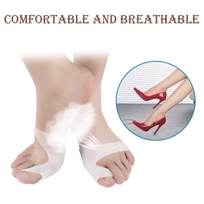 [Hàng mới về] Vỏ bọc nẹp chỉnh hình ngón chân cái siêu mỏng chăm sóc sức khỏe