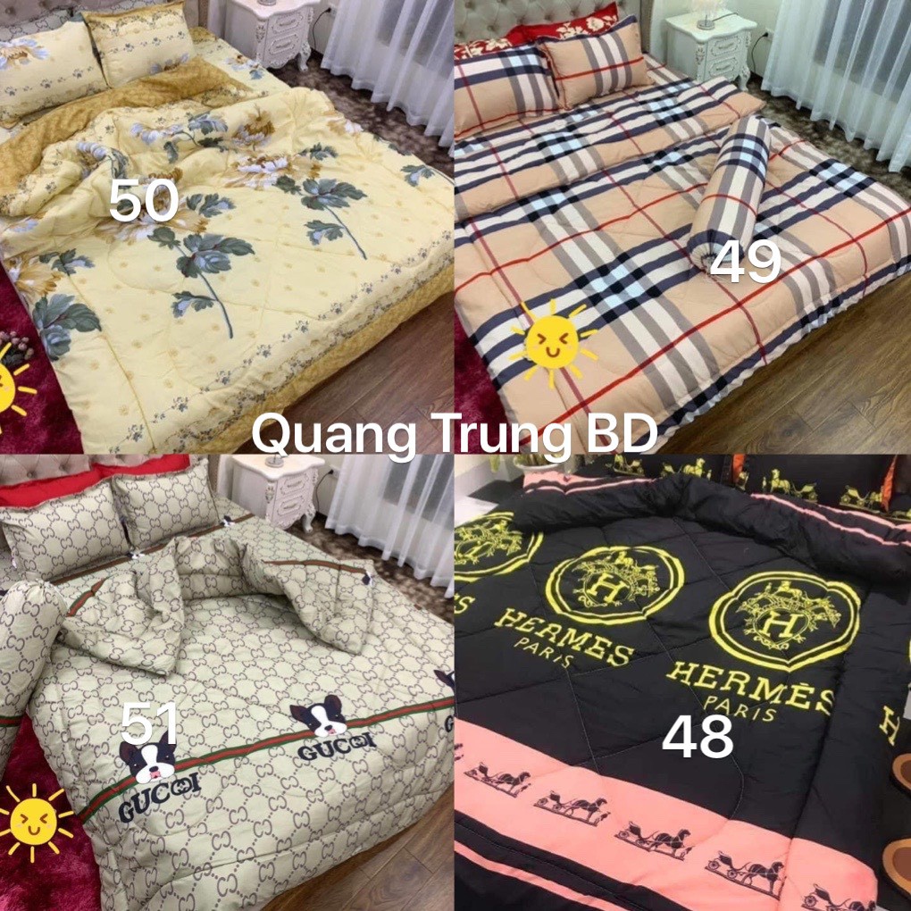 Bộ chăn ga gối 05 món Poly cao cấp Hot nhất 2021 | BigBuy360 - bigbuy360.vn