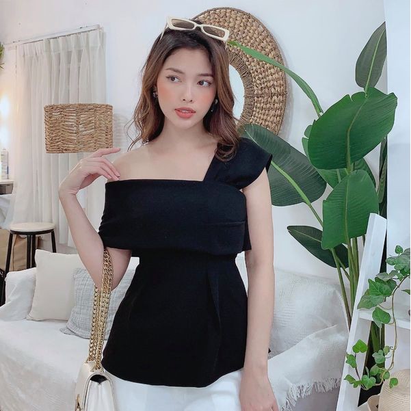 Áo lệch vai thanh lịch sang chảnh nhiều màu