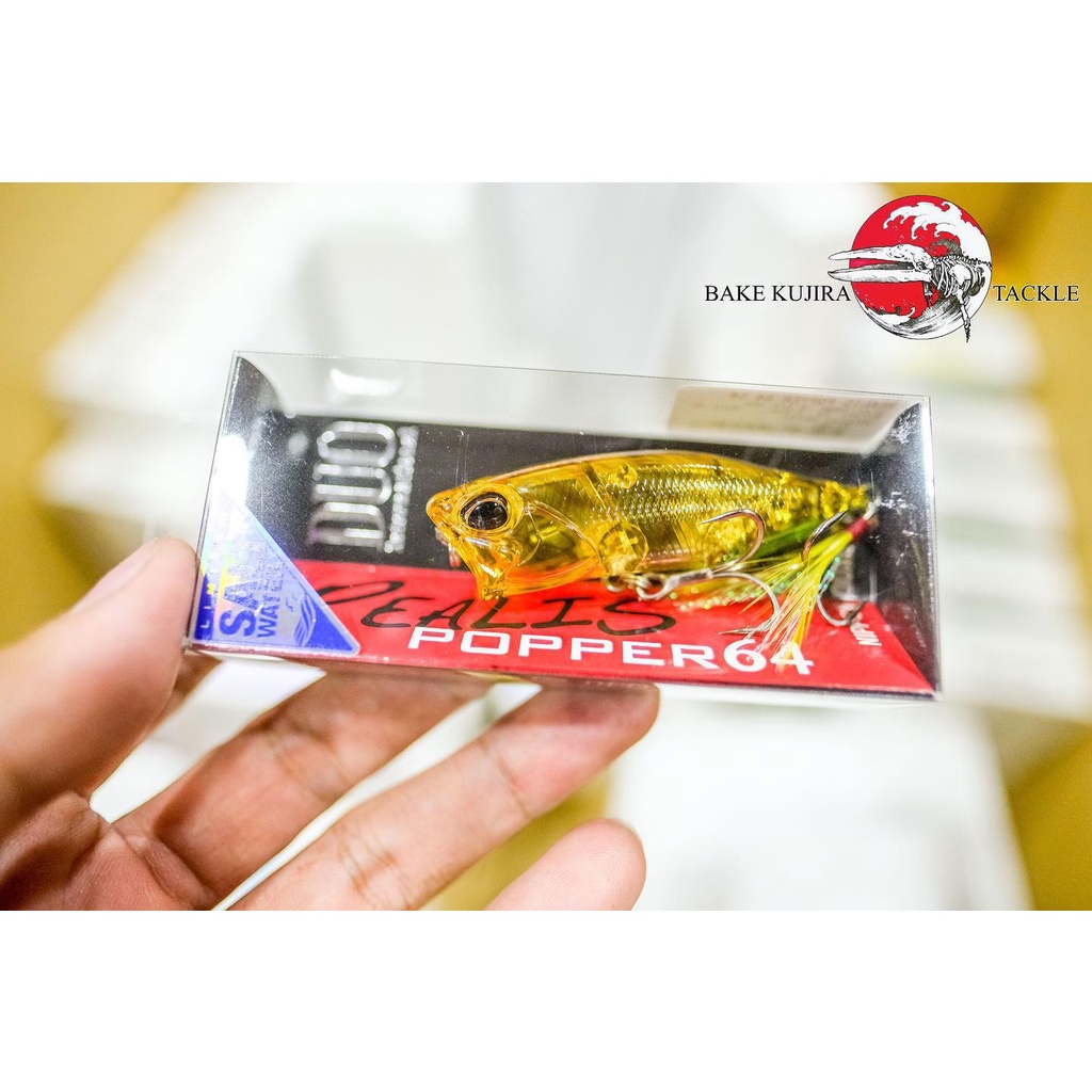 MỒI GIẢ CÂU CÁ CHÍNH HÃNG DUO REALIS POPPER 64 Length: 64mm Weight: 10g Type: Top Water