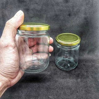 Hũ Thủy Tinh 200ML nắp thiếc vàng (combo 18 cái) - Lọ Thủy Tinh 200ML - Hũ Đựng Yến Chưng ,mật ong #huthuytinh200ml