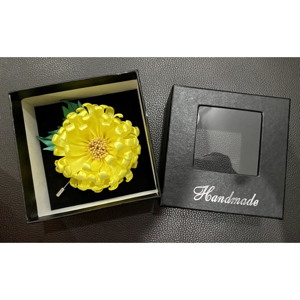 HOA CÀI ÁO DÀI HANDMADE cao cấp