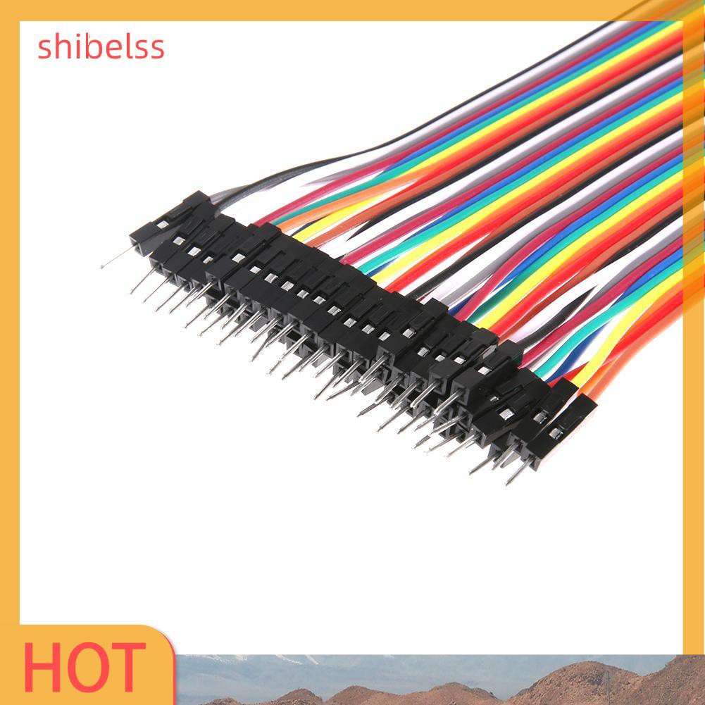 Shibelss 40pin Dupont Jumper Male/Female to Female/Male Raspberry Pi Separable Cable