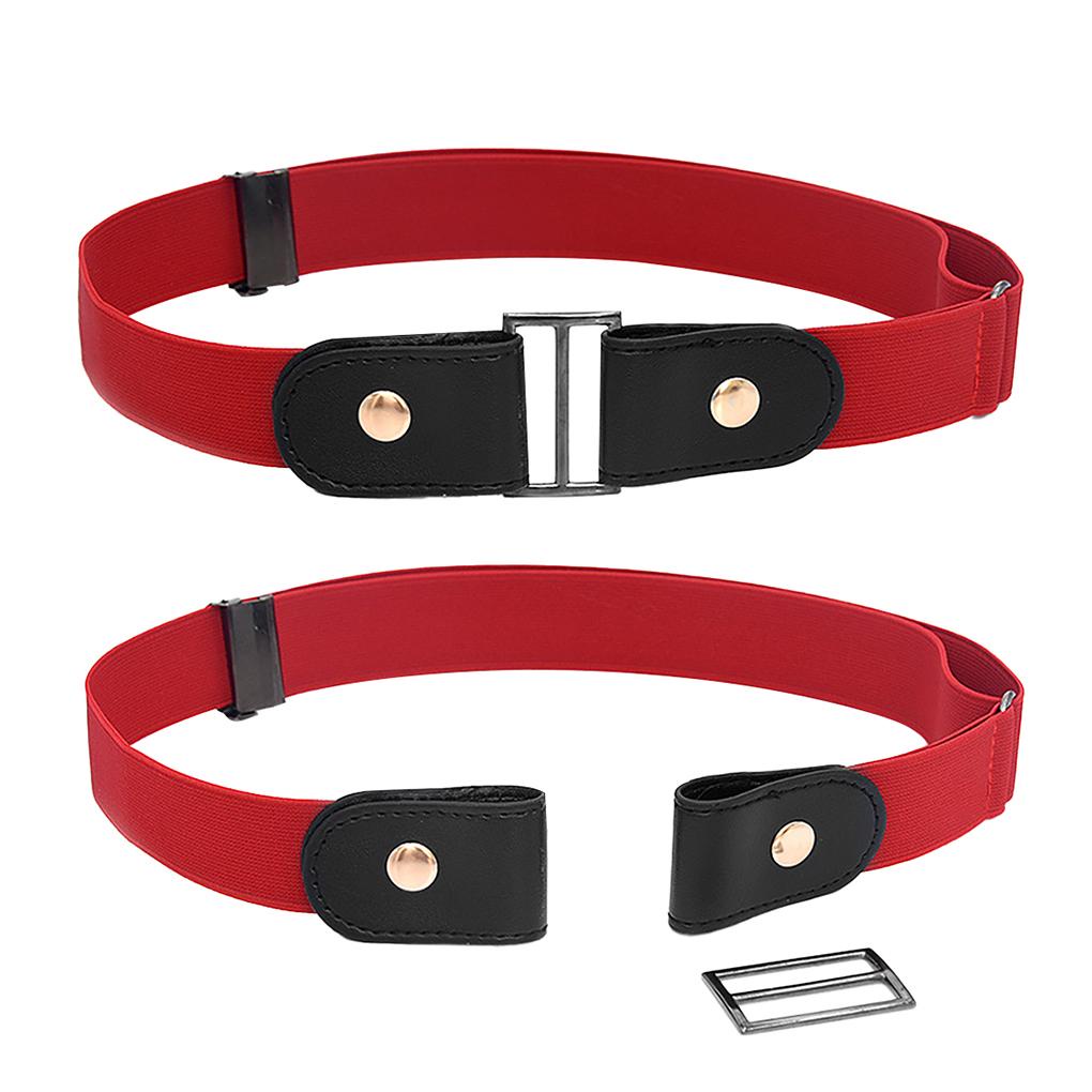 Thắt Lưng Cao Su Không Khóa Co Giãn Màu Be Thời Trang Unisex