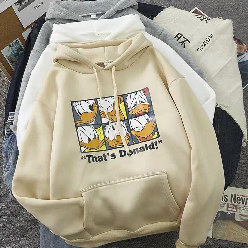ÁO KHOÁC HOODIE VỊT DONA CỰC CUTE SWEATER BỀN MÀU 1KENZ