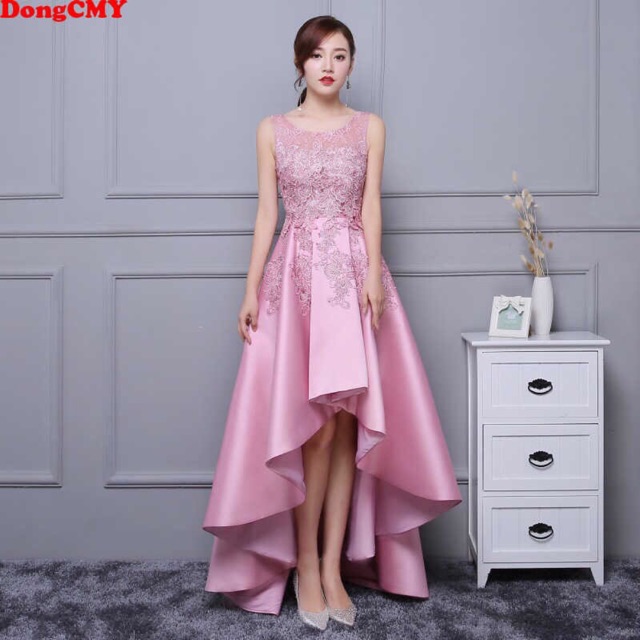 Đầm maxi phi mờ phối ren hoa