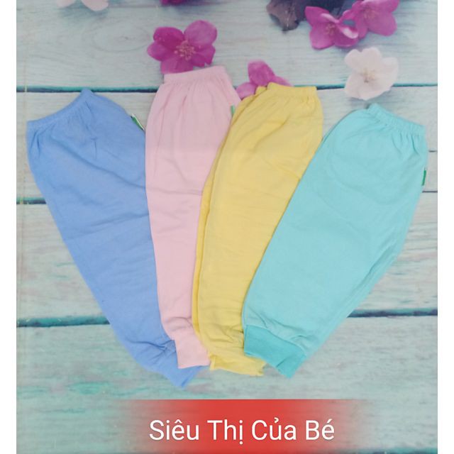 Quần dài màu sơ sinh ống bo bossini ( 5 quần, 12 size )