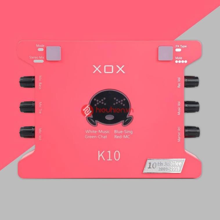 Sound Card K10 2020 k10 jubilee Sound Thu Âm Livestream Karaoke bản quốc tế bảo hành 12 tháng