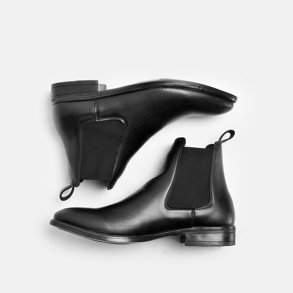 Giày Tây Nam Chelsea Boot B21 Shoemaker Cổ Cao Da PU Loại 1 Đi Trên 6 Tháng Công Sở Tăng Chiều Cao Classic Full Box