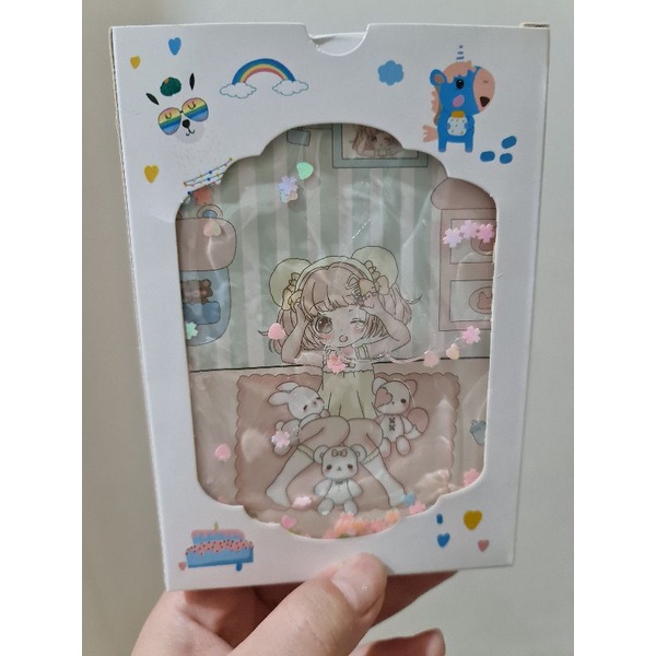 SỔ NƯỚC KIM TUYẾN LẤP LÁNH HỘP 14CM, GIAO MẪU NGẪU NHIÊN Ạ