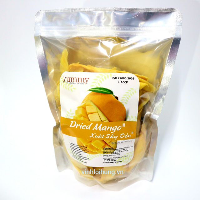 Xoài Sấy Dẻo Chua Ngọt 1 kg Đạt Chuẩn Xuất Khẩu