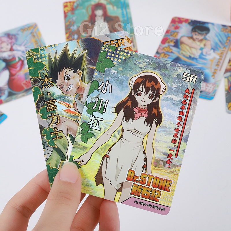 Set ảnh thẻ nhân phẩm LEGEND ngẫu nhiên Anime Code Geass, Dr.STONE ,Doraemon, Goblin Slayer, Boku No Hero Academia