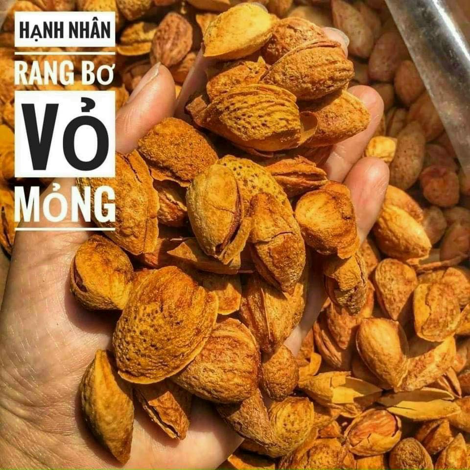 500g Hạnh Nhân Rang Bơ Mỏng Vỏ Thơm Ngon- Hủ  500GRAM-[FREE SHIP] TỪ ĐƠN 50K, [Loại Đặc Biệt] Hàng ngon nhà làm