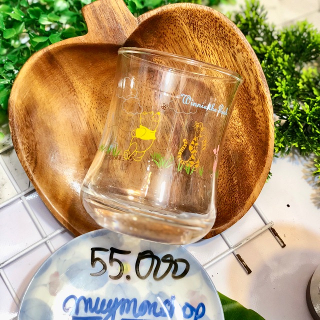 Ly thuỷ tinh gấu pooh