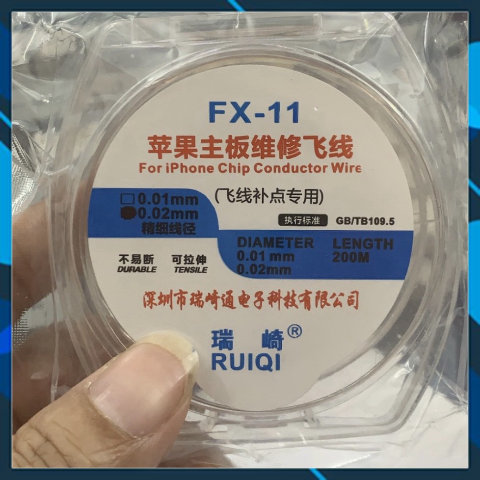 Dây đồng câu mạch cỡ 0.01mm - 0.02mm cuộn dài 200m