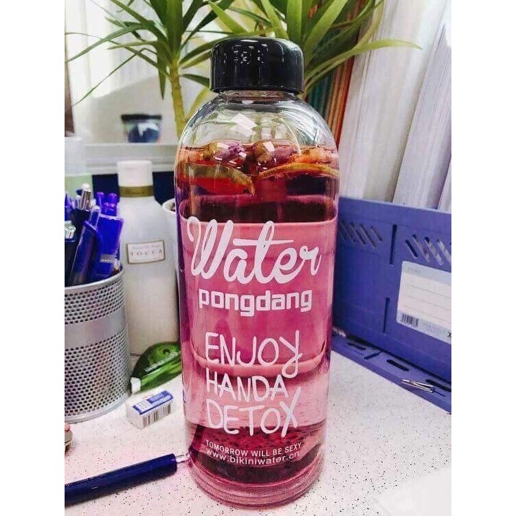 30 gói trà detox 5 vị hoa quả sấy lạnh Robimart - Detox giảm cân, đẹp dáng - Tặng kèm hộp, bình 1L, túi vải ]