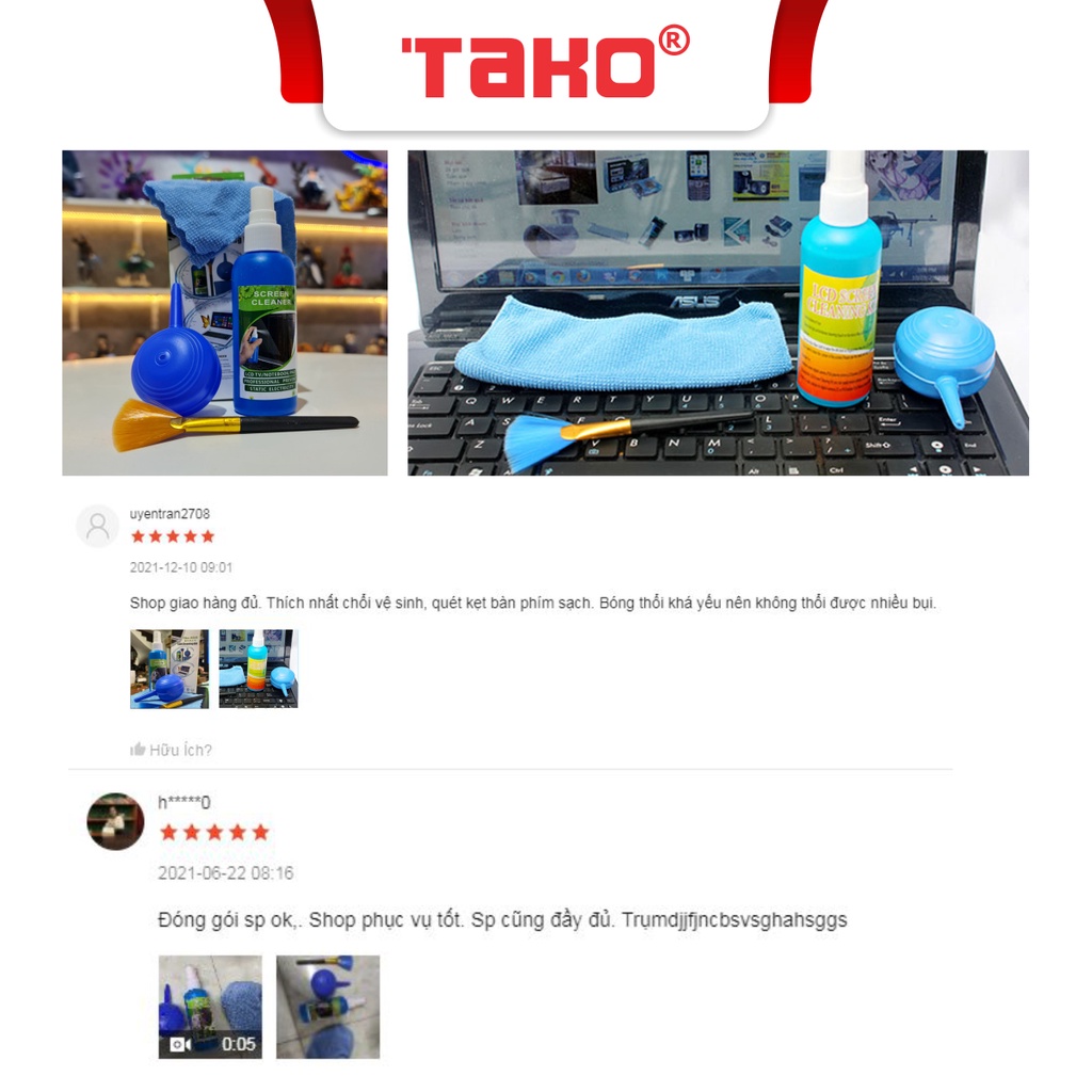 Nước lau màn hình LCD 3 in 1 vệ sinh cho điện thoại, máy tính, laptop. Chính hãng