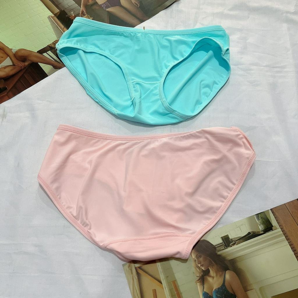 Quần lót nữ thun lạnh trơn Đại Phát cạp vừa chất liệu mềm mịn thoáng mát size 40kg-55kg