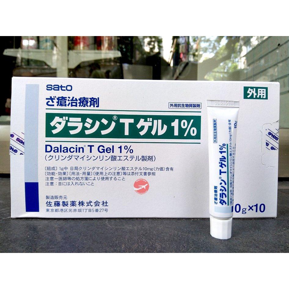 Tuýp DALACIN T 1% 10g đánh bay mụn - tách lẻ 1 tuýp