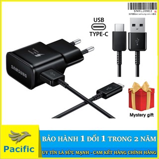 Bộ cáp sạc nhanh samsung galaxy type c 2019 new for s8, s8 plus, s9, s9 plus, note 8, note 9 - tặng que chọc sim pacific