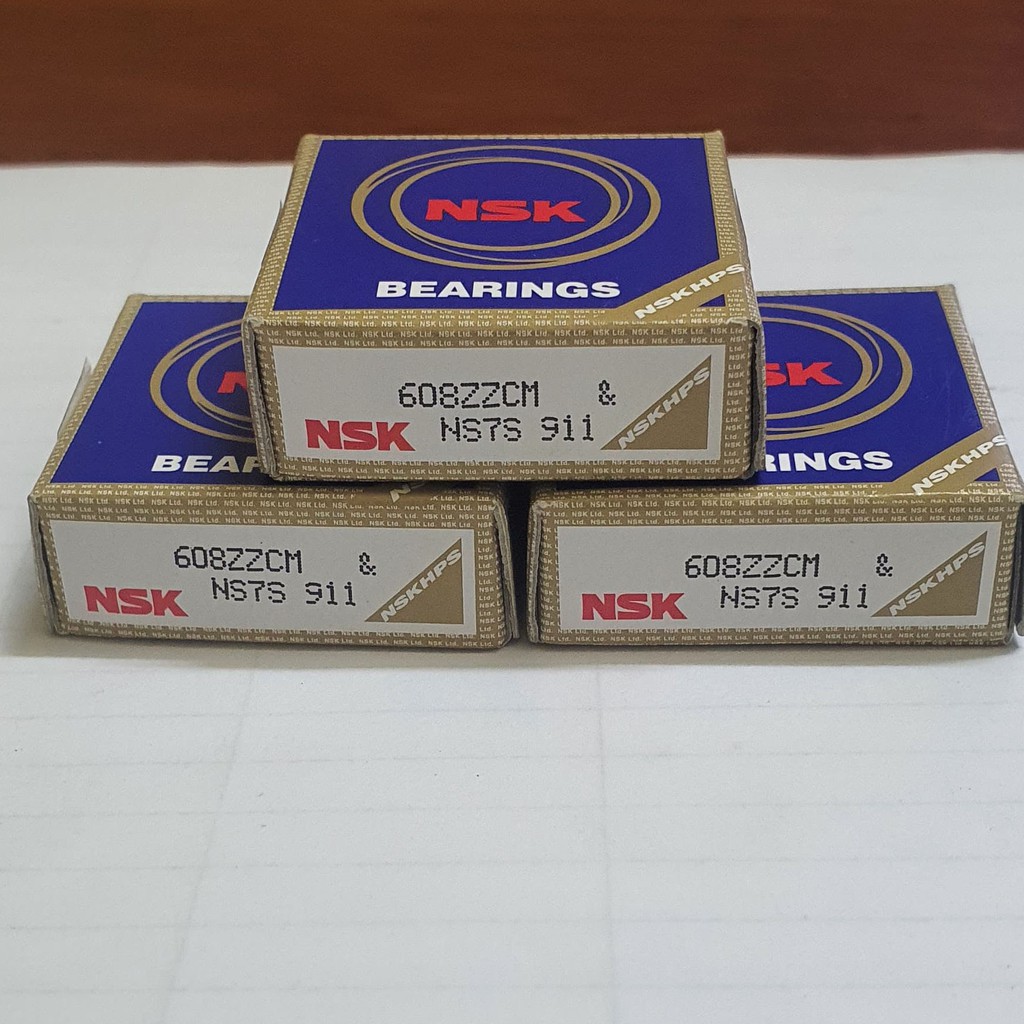 Set 5 vòng bi 608ZZ NSK