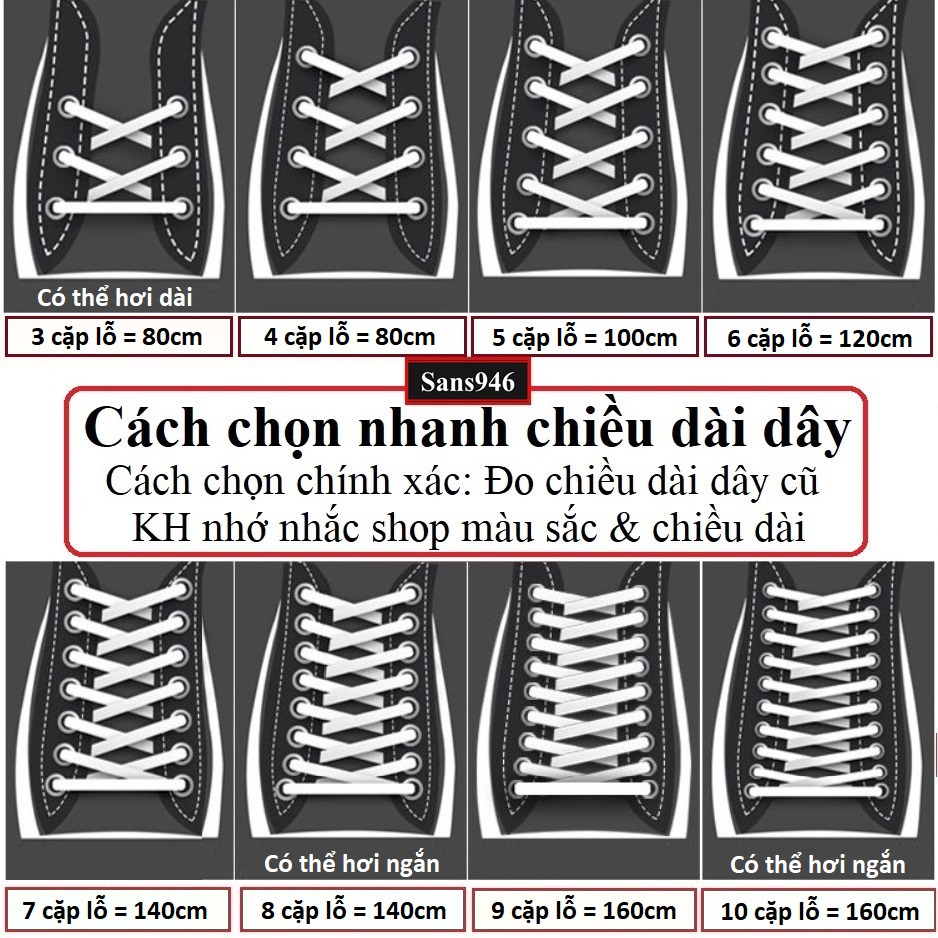 Dây giày boot tròn to 4.5mm Sans946 cotton dù đen nâu trắng be xám cột buộc giầy thể thao cao cổ bốt nam nữ shoe laces