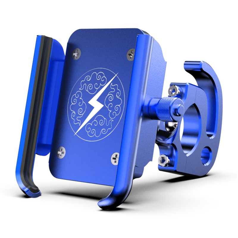 Zzz 360° Giá Đỡ Điện Thoại Bằng Nhôm Có Thể Điều Chỉnh Chống Trượt Gắn Xe Đạp Tiện Dụng