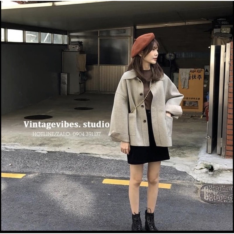 ÁO KHOÁC DẠ LEN TIÊU HÀN | BigBuy360 - bigbuy360.vn