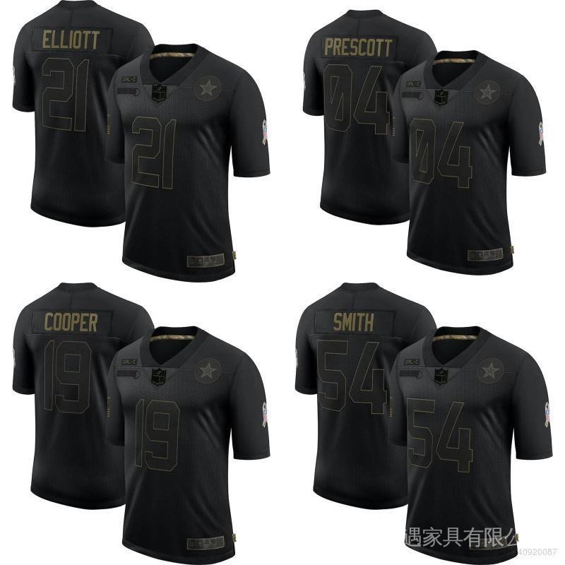 Áo Thun Thể Thao Unisex In Logo Đội Bóng Dallas Cowboys NFL Elliott Smth Prescott Cooper Esch