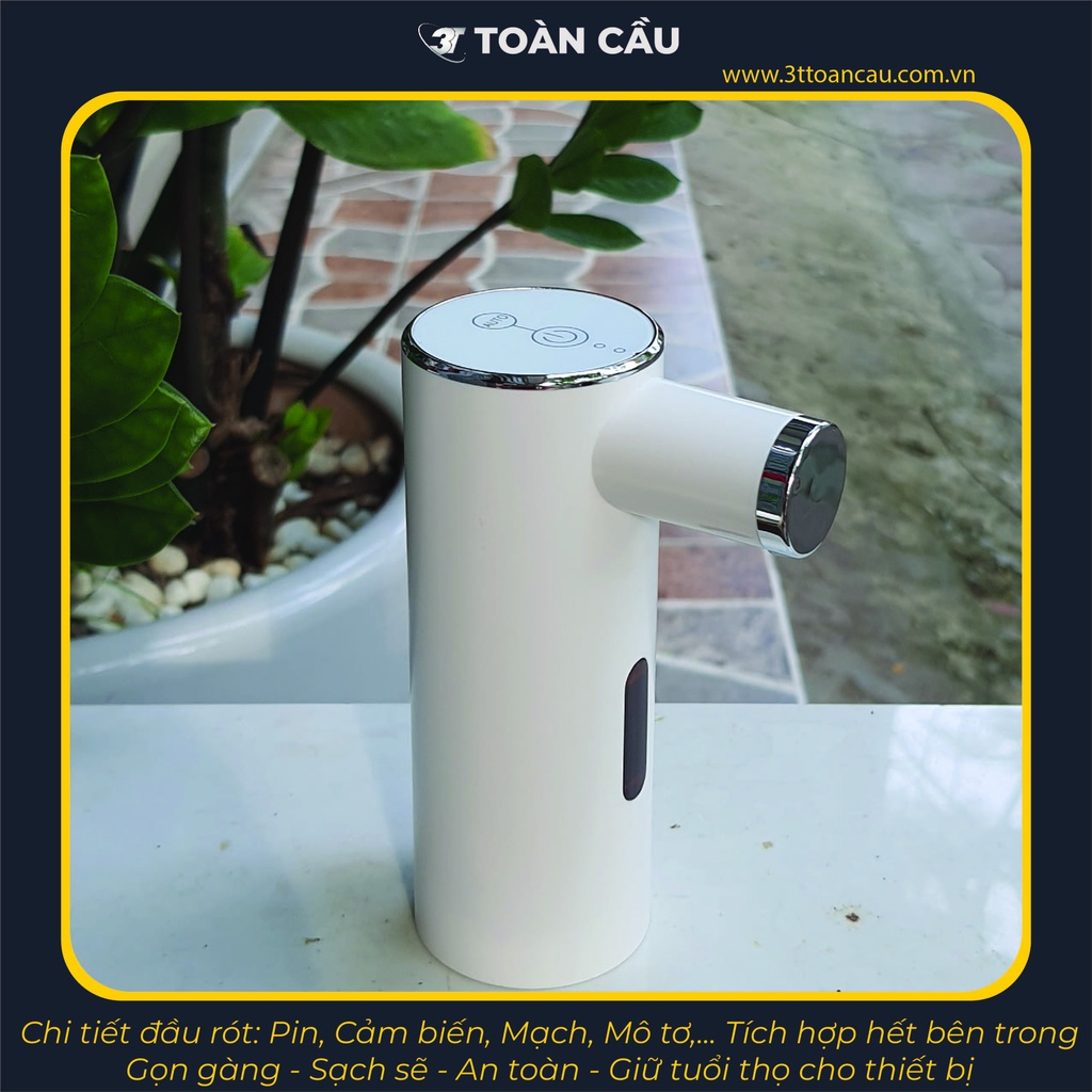 Máy rót rượu tự động 3TTO.TI0014 - bình tự rót cảm biến thông minh, điều khiển cảm ứng, dung tích từ 1.2 lít đến 2.6 lít