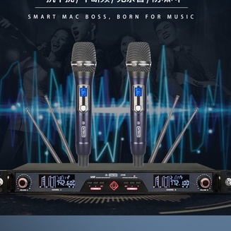 [BẮT SÓNG 120 MÉT] Bộ micro không dây ONTEKCO U10b hát karaoke cao cấp chính hãng