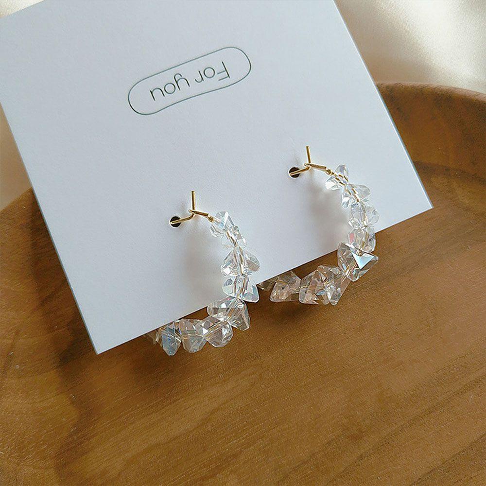 Hoa Tai Dáng Dài Hình Tròn Bằng Acrylic Thời Trang Cho Nữ|Trang Sức