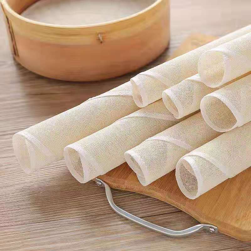 Set 5 tấm vải hấp thực phẩm chống dính hình tròn