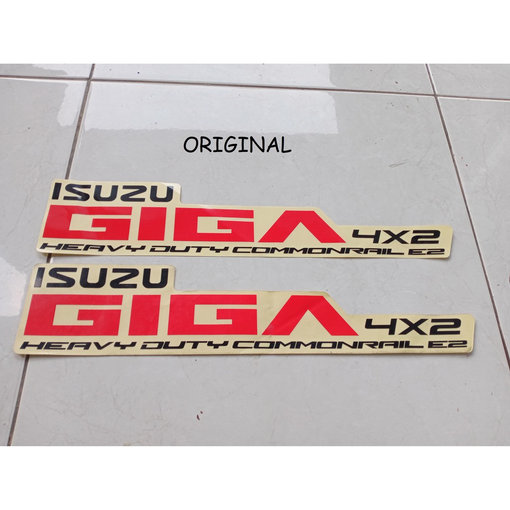 Miếng Dán Trang Trí Cửa Xe Hơi 4x2 Isuzu Giga Chất Lượng Cao