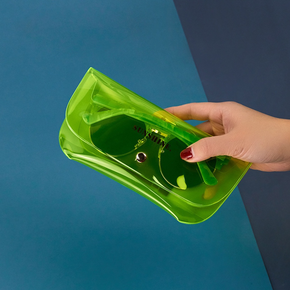 Túi Jelly Trong Suốt Đựng Mắt Kính Thời Trang Cho Nam Và Nữ