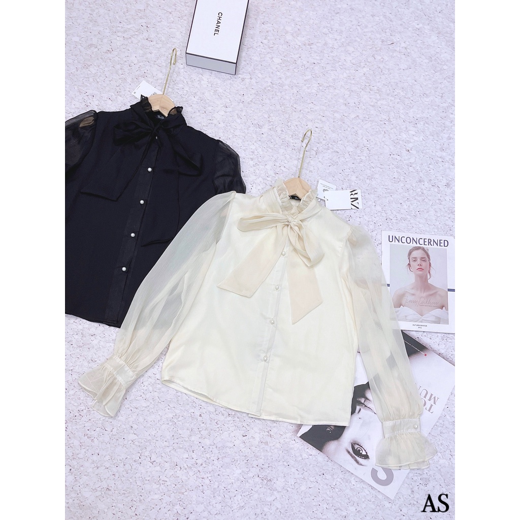 ÁO TƠ BÈO NƠ CỔ HAI LỚP TIỂU THƯ