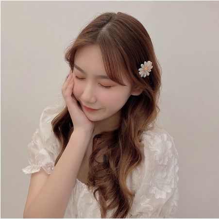 Haimeikang Simple Elegant Faux Pearl Hair Clip for Women