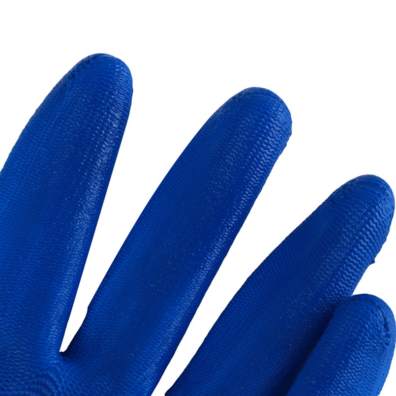 Găng Tay Nylon Phủ Nylon Chống Dầu Axit Đa Năng Dùng Trong Công Việc Nhà Máy Đặc Biệt