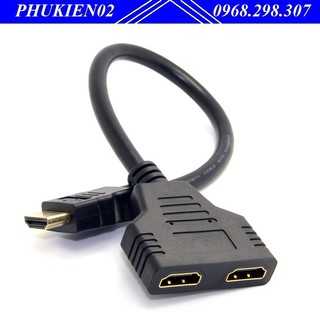 Dây chia tín hiệu hdmi 1 ra 2 dẹt