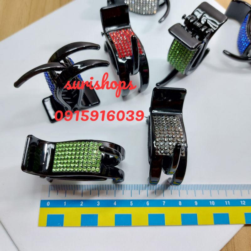 Kẹp tóc càng cua, kẹp cườm lấp lánh
