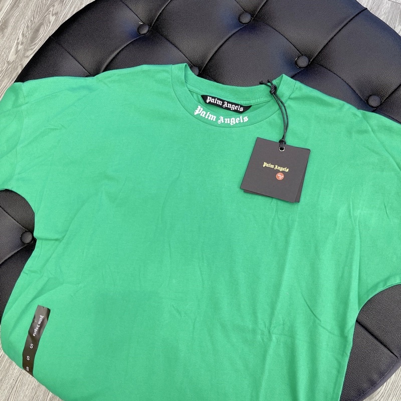 ⚡️[Hight Quality] - Oversize tee Palm Angels Green, áo thun oversize palm ag cao cấp full tag túi