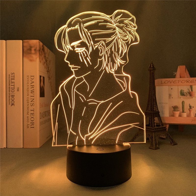 Đèn Led 3d 7 Màu Hình Anime Attack On Titan