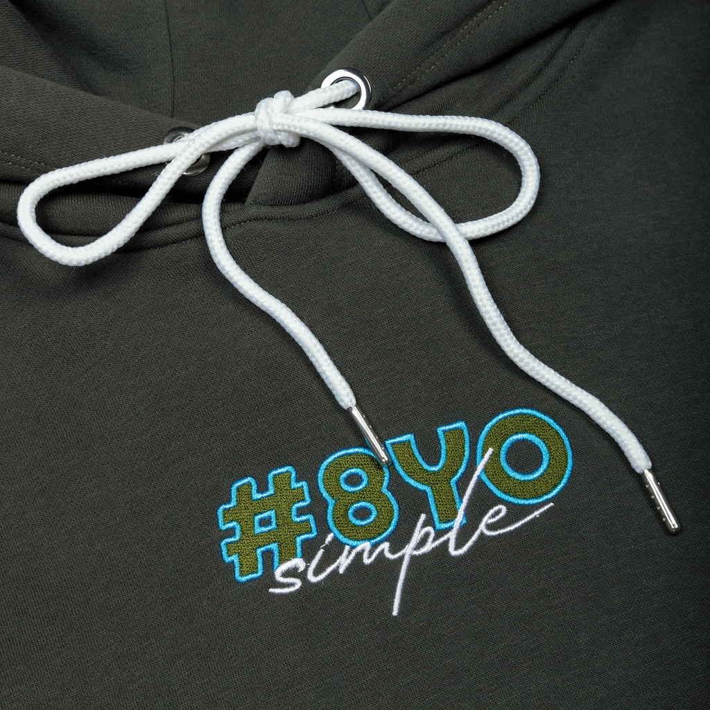 Áo Hoodie 8YO thêu cao cấp Embroidery # 4 màu- Local Brand