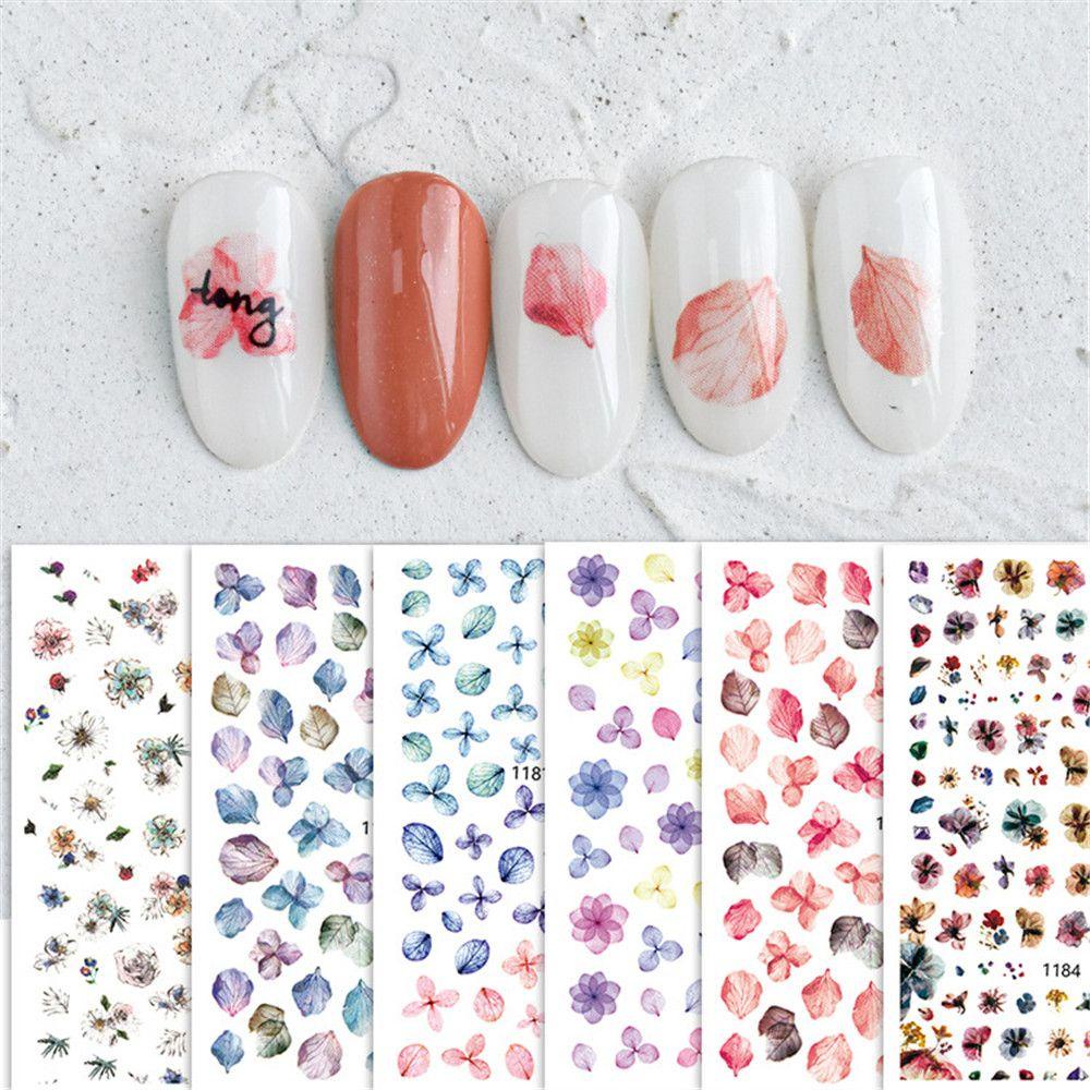 Miếng Dán Trang Trí Móng Tay Phong Cách Xuân Thu Độc Đáo DIY
