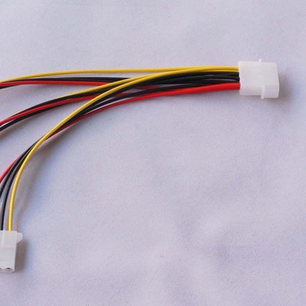 Dây Cáp Nguồn 4Pin IDE 22cm Chất Lượng Cao 1 Male Sang 3 Female 4 Pin Female Sang 3 Port IDE Female