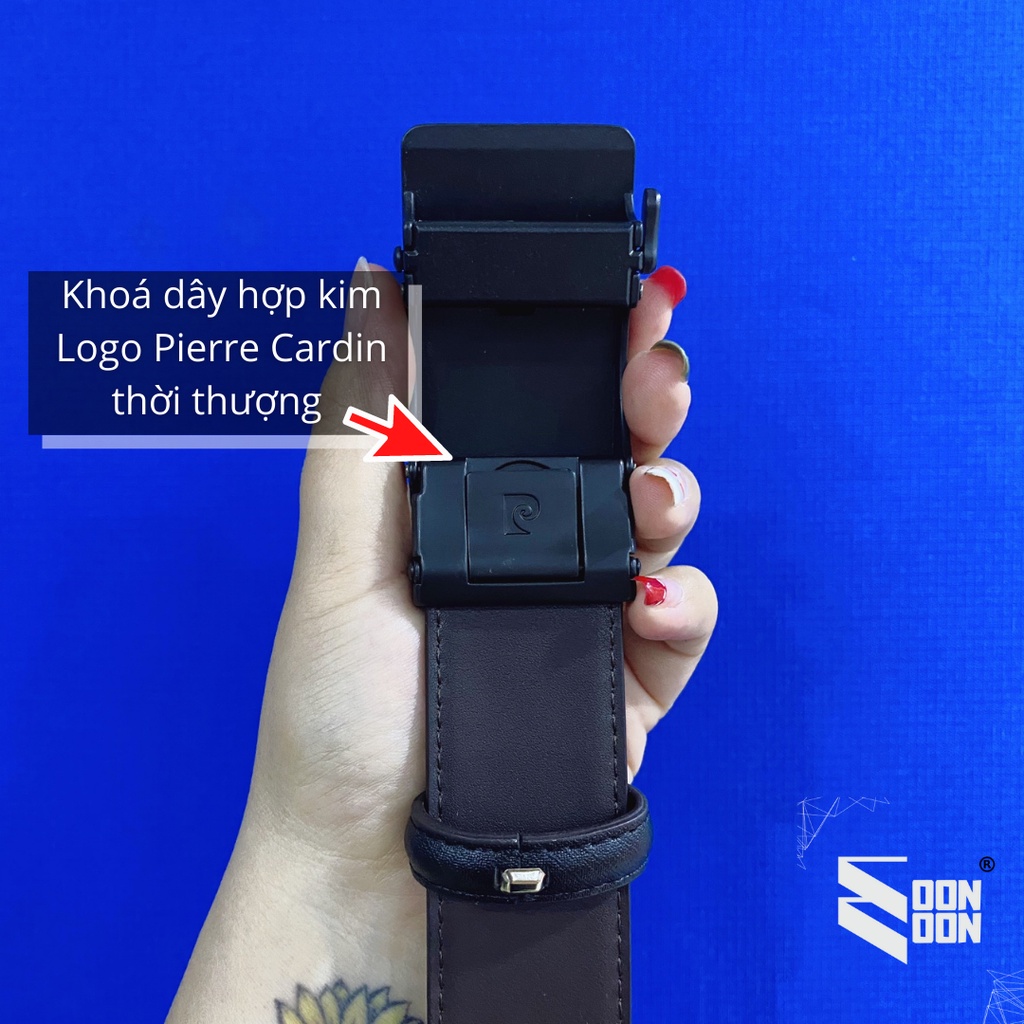 ⚜️CHÍNH HÃNG⚜️ Thắt Lưng Da Nam PIERRE CARDIN SALE 50% Mua Tại Store Có Hoá Đơn PC15 Dây Nịt Công Sở