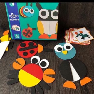 Bộ ghép hình tư duy theo thẻ