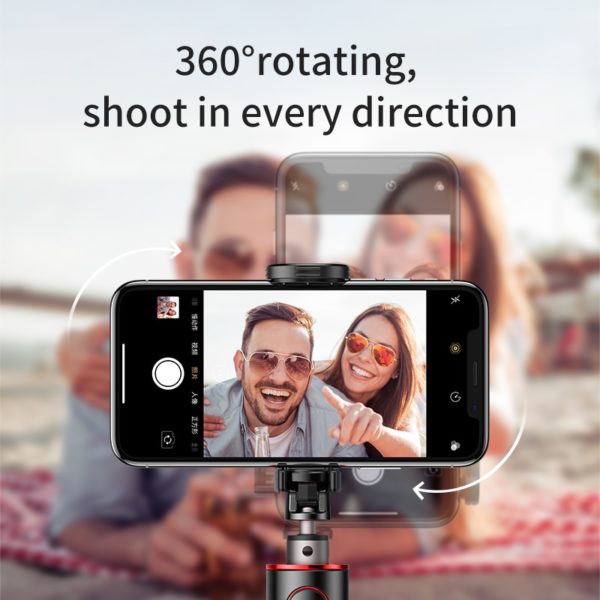 Gậy chụp ảnh selfie hỗ trợ nút bấm Bluetooth pin sạc, tích hợp 3 chân dựng - Baseus Bluetooth Selfie Stick Tripod | BigBuy360 - bigbuy360.vn