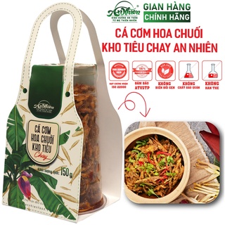 CHẤT LƯỢNG, Cá Cơm Hoa Chuối Kho Tiêu Chay An Nhiên 150g